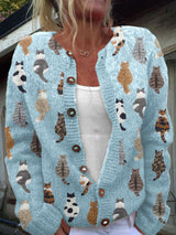 Farbe: Blauer Cardigan