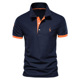 Farbe: Marineblau und Orange