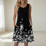 Farbe: Schwarzes Blumenmuster