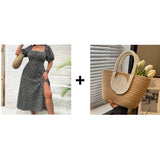 Farbe: Schwarz + Woven bag