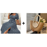 Farbe: Dunkelblau + Woven bag