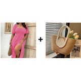 Farbe: Rose + Woven bag
