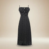 Farbe: Schwarz Weiß Polka Dot
