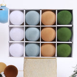 Farbe: Weiß + Blau + Hellbraun + Grün