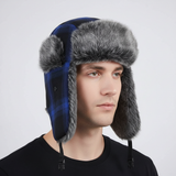 Farbe: Blau Kariert