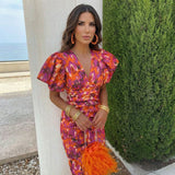 Farbe: Orange/Lila