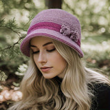 Farbe: Lila Hut