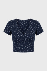 Farbe: Blumen Marine