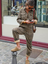 Farbe: Braun mit Leopardenmuster