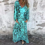 Farbe: Türkis mit Leopardenmuster