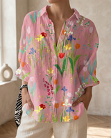 Farbe: Rosa Gelb Druck