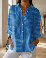 Farbe: Blauer Streifen