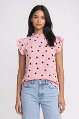 Farbe: Herzprint Rosa