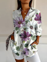 Farbe: Lila Blumen